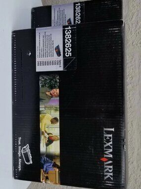 Lexmark 1382625 2 Pack Black Toner. New, Unopened And Genuine.